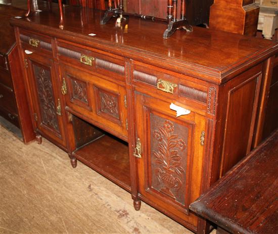 Large Victorian mahogany sideboard